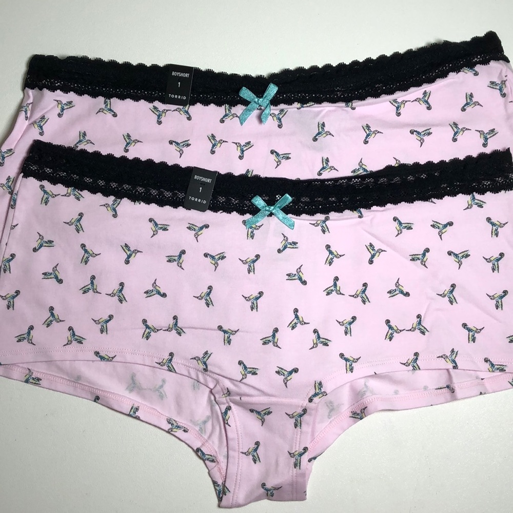 Torrid Hummingbird Boyshort Panties 1X Underwear